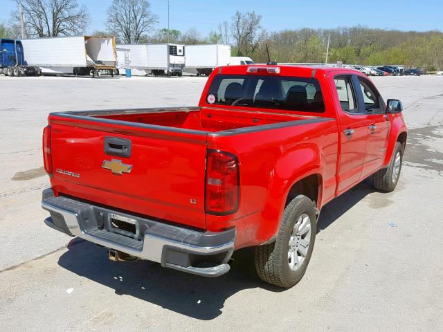 1GCGTBE31F1206435 - 2015 CHEVROLET COLORADO L RED photo 4