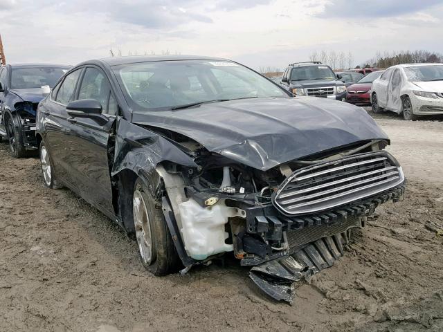 3FA6P0H72ER325088 - 2014 FORD FUSION SE BLACK photo 1