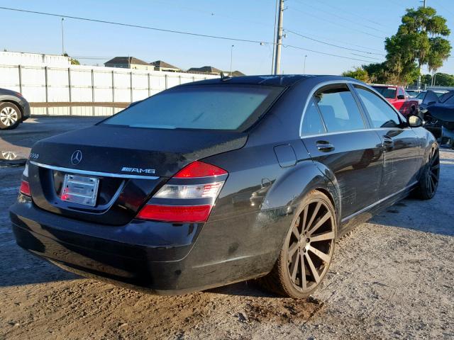 WDDNG71X39A259410 - 2009 MERCEDES-BENZ S 550 BLACK photo 4