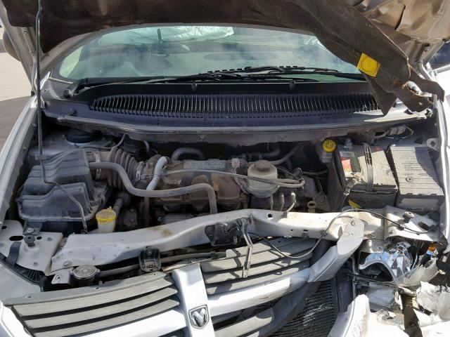 1D4GP24R05B397156 - 2005 DODGE GRAND CARA SILVER photo 7