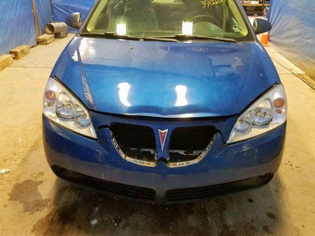 1G2ZH558964162954 - 2006 PONTIAC G6 GT BLUE photo 10