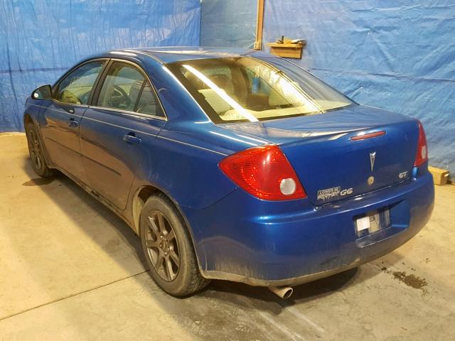 1G2ZH558964162954 - 2006 PONTIAC G6 GT BLUE photo 3