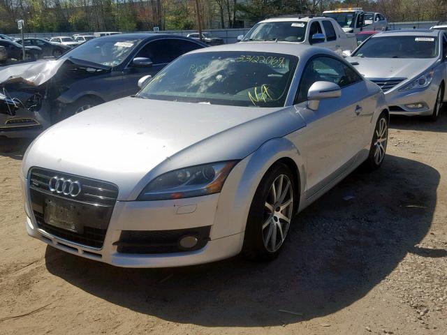 TRUDD38J481000485 - 2008 AUDI TT 3.2 QUA SILVER photo 2