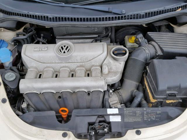 3VWSF31Y47M406560 - 2007 VOLKSWAGEN NEW BEETLE კრემისფერი ფოტო 7