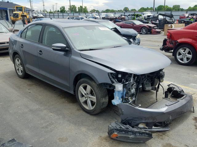 3VWLL7AJ6BM048183 - 2011 VOLKSWAGEN JETTA TDI GRAY photo 1