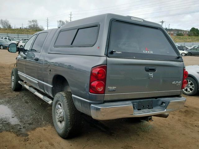 3D7KS29L19G529046 - 2009 DODGE RAM 2500 GRAY photo 3