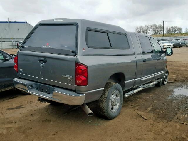 3D7KS29L19G529046 - 2009 DODGE RAM 2500 GRAY photo 4