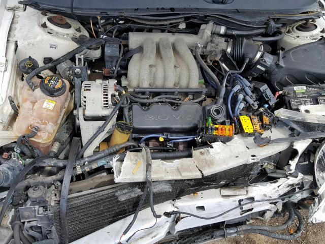 1FAFP5223YA155199 - 2000 FORD TAURUS LX WHITE photo 7