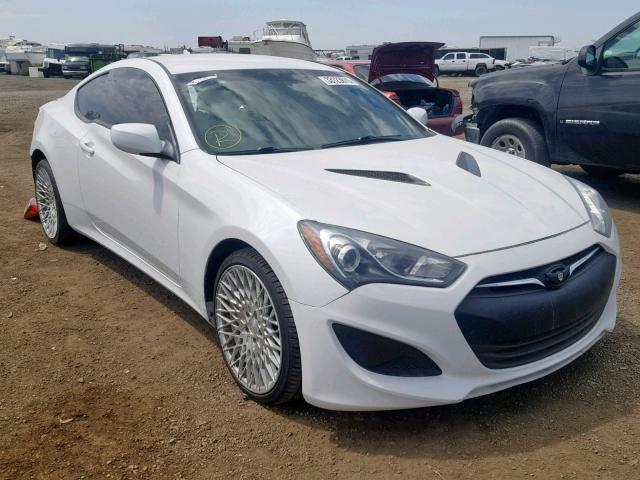 KMHHT6KD2DU092820 - 2013 HYUNDAI GENESIS CO WHITE photo 1