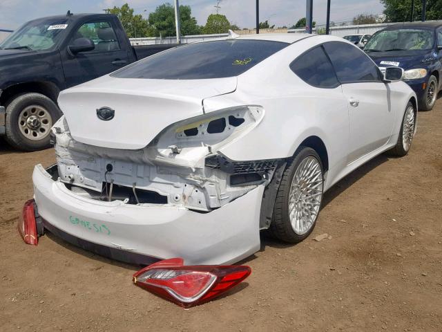 KMHHT6KD2DU092820 - 2013 HYUNDAI GENESIS CO WHITE photo 4