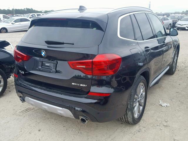 5UXTR7C51KLF29270 - 2019 BMW X3 SDRIVE3 BLACK photo 4