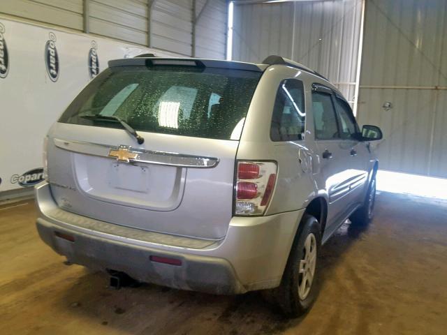 2CNDL13FX66130314 - 2006 CHEVROLET EQUINOX LS SILVER photo 4