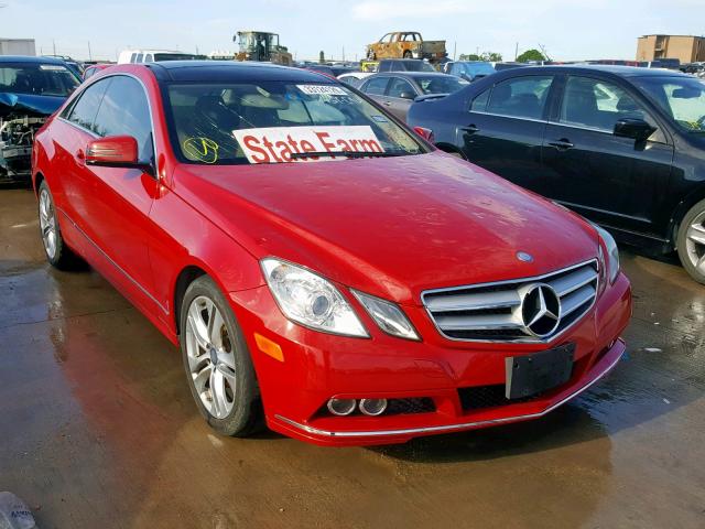 WDDKJ5GB1AF057788 - 2010 MERCEDES-BENZ E 350 RED photo 1