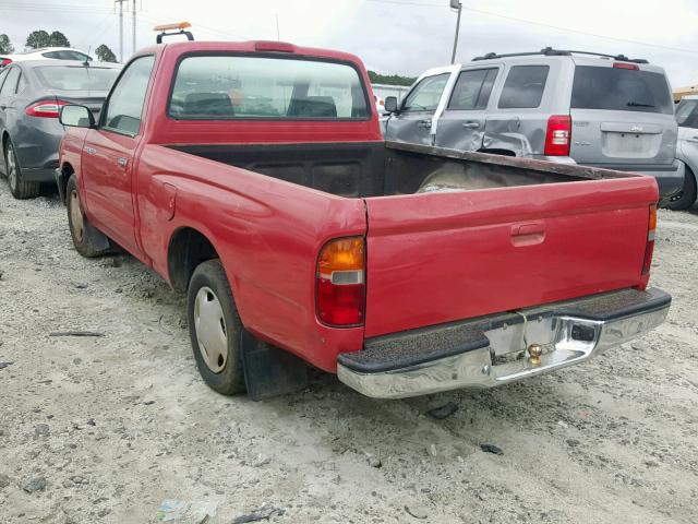 4TANL42N8XZ533583 - 1999 TOYOTA TACOMA RED photo 3