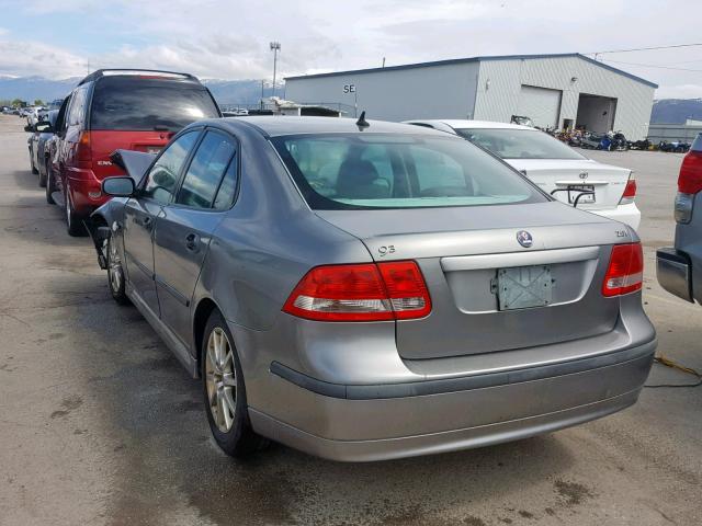 YS3FD49Y741023718 - 2004 SAAB 9-3 ARC GRAY photo 3