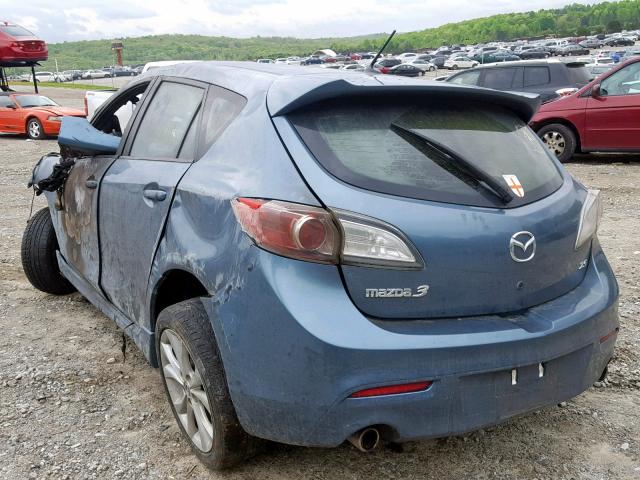 JM1BL1H5XA1220456 - 2010 MAZDA 3 S BLUE photo 3