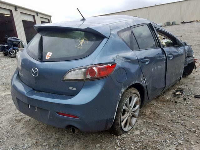 JM1BL1H5XA1220456 - 2010 MAZDA 3 S BLUE photo 4