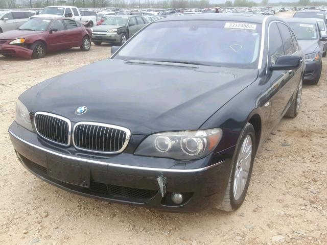 WBAHN83567DT67320 - 2007 BMW 750 BLACK photo 2