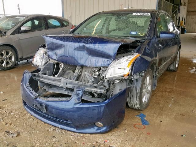 3N1AB6AP2CL670902 - 2012 NISSAN SENTRA 2.0 BLUE photo 2