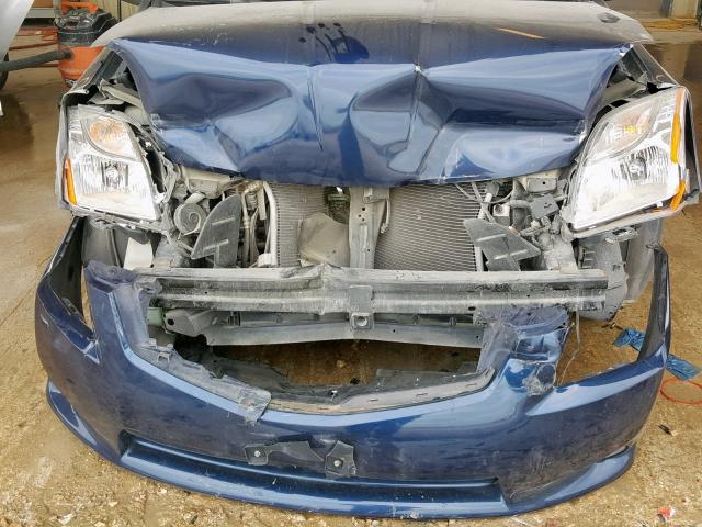 3N1AB6AP2CL670902 - 2012 NISSAN SENTRA 2.0 BLUE photo 9