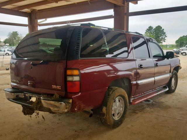 3GKEC16Z64G160852 - 2004 GMC YUKON XL C RED photo 4