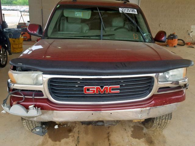 3GKEC16Z64G160852 - 2004 GMC YUKON XL C RED photo 7