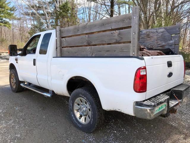 1FTWX31R98EC49268 - 2008 FORD F350 SRW S WHITE photo 10