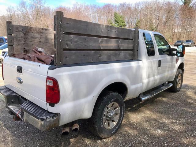 1FTWX31R98EC49268 - 2008 FORD F350 SRW S WHITE photo 4