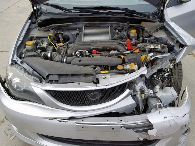 JF1GE75658G508043 - 2008 SUBARU IMPREZA WR SILVER photo 7