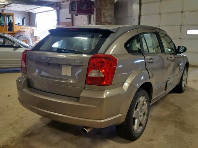 1B3HB78K38D666013 - 2008 DODGE CALIBER R/ TAN photo 4