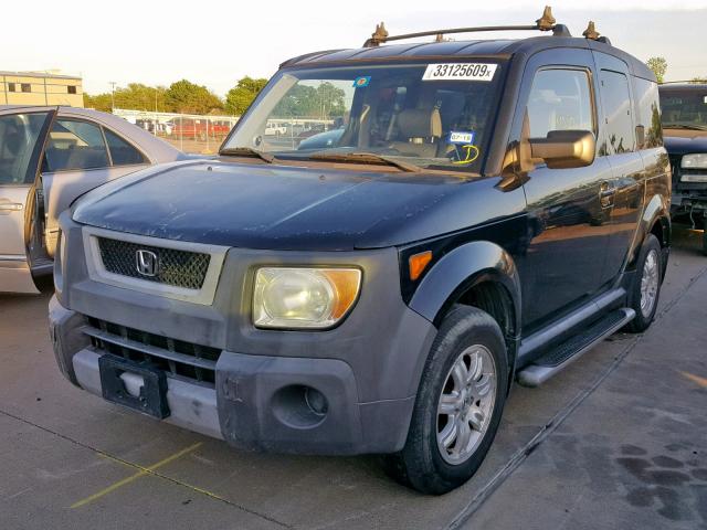 5J6YH18706L000018 - 2006 HONDA ELEMENT EX BLACK photo 2