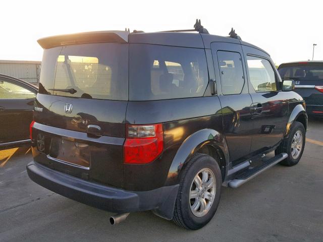 5J6YH18706L000018 - 2006 HONDA ELEMENT EX BLACK photo 4