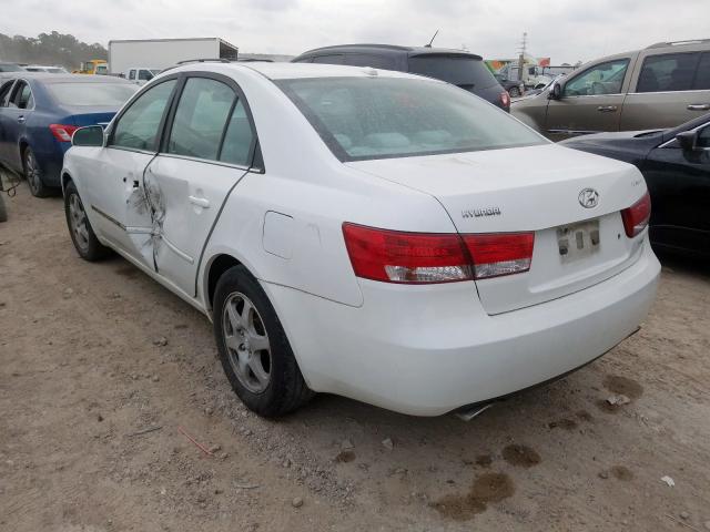 5NPET46F48H319299 - 2008 HYUNDAI SONATA GLS  photo 3