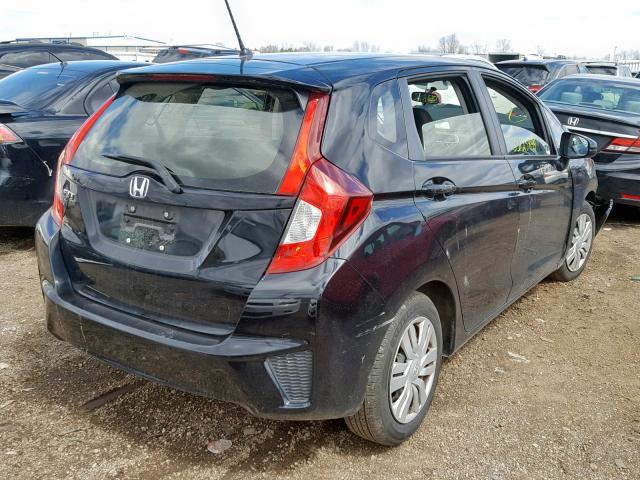 JHMGK5H52GX008901 - 2016 HONDA FIT LX BLACK photo 4