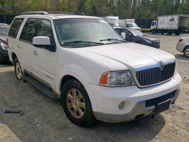 5LMFU27R93LJ23032 - 2003 LINCOLN NAVIGATOR WHITE photo 1