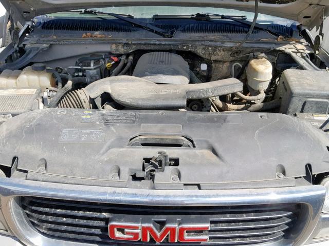 1GKEK13T14J214995 - 2004 GMC YUKON SILVER photo 7