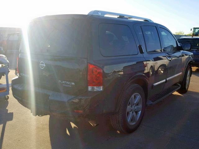 5N1BA0NFXBN600321 - 2011 NISSAN ARMADA PLA BLACK photo 4