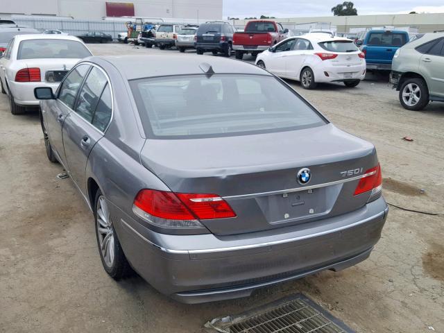 WBAHL83506DT01513 - 2006 BMW 750 I GRAY photo 3