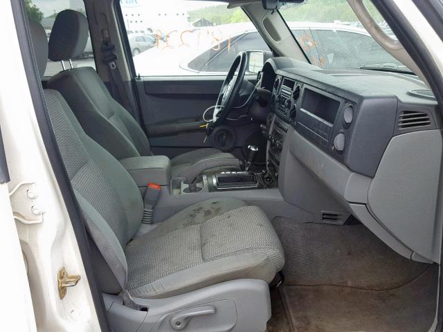 1J8HG48K97C611464 - 2007 JEEP COMMANDER 白色 照片 5