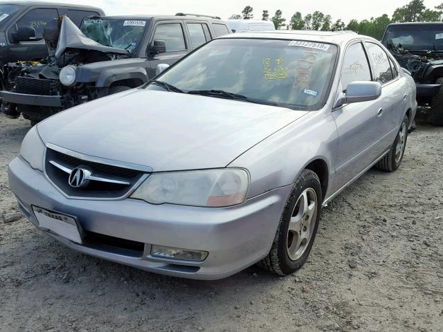 19UUA56632A042295 - 2002 ACURA 3.2TL SILVER photo 2