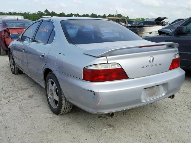 19UUA56632A042295 - 2002 ACURA 3.2TL SILVER photo 3