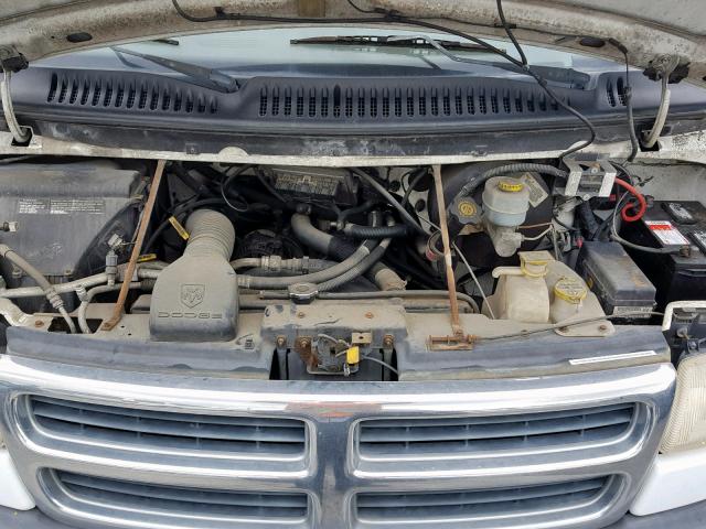 2B6HB11X6YK145914 - 2000 DODGE RAM VAN B1 WHITE photo 7