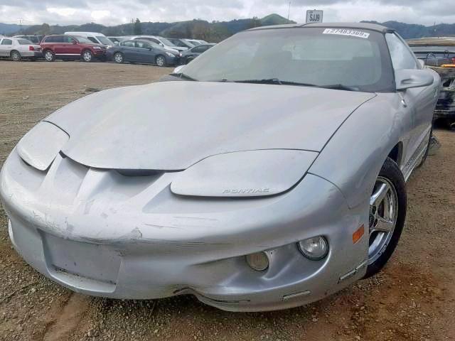 2G2FS22K7Y2168117 - 2000 PONTIAC FIREBIRD GRAY photo 2