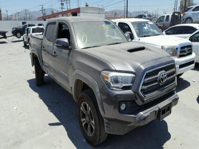 3TMCZ5AN7GM017024 - 2016 TOYOTA TACOMA DCS GRAY photo 1