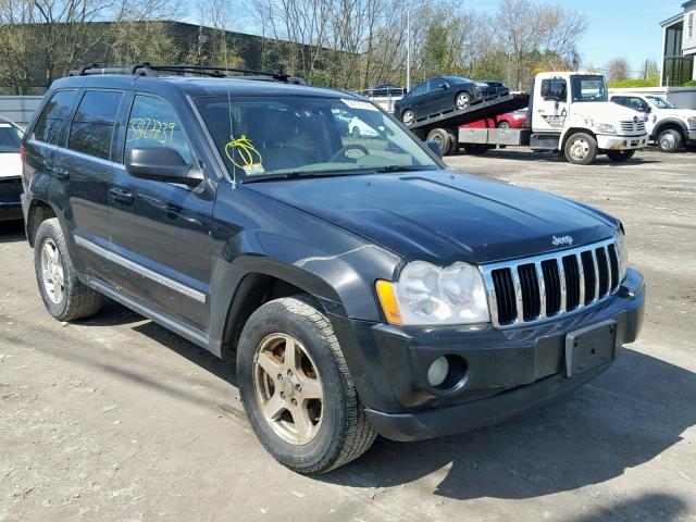 1J4HR58225C653912 - 2005 JEEP GRAND CHER BLACK photo 1