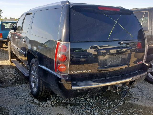 1GKFK66868J239437 - 2008 GMC YUKON XL D BLACK photo 3