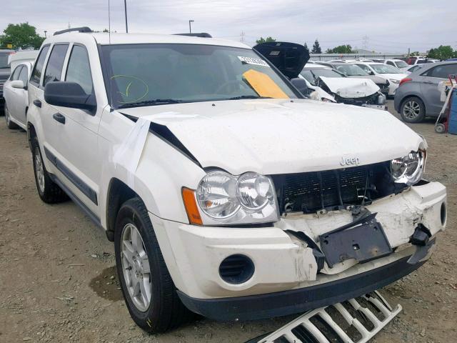 1J4GR48K85C662460 - 2005 JEEP GRAND CHER WHITE photo 1