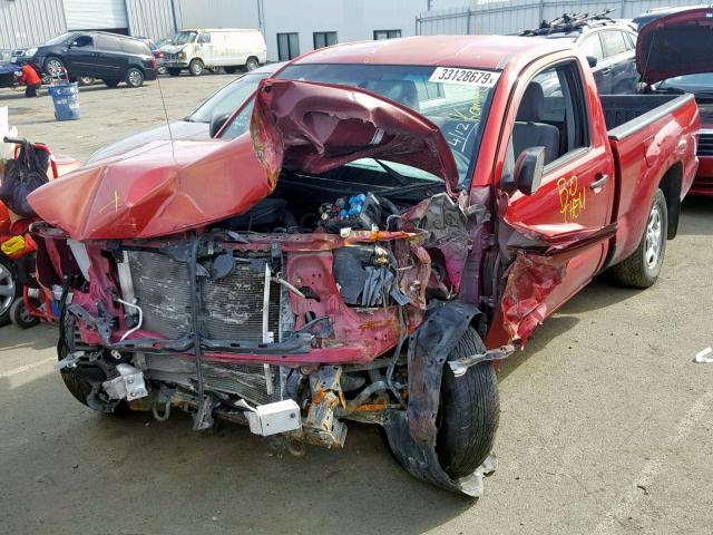 5TENX22N67Z386567 - 2007 TOYOTA TACOMA WHITE photo 2