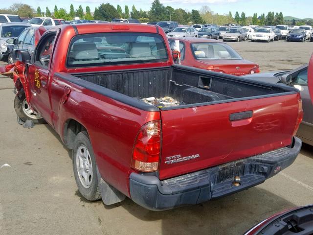 5TENX22N67Z386567 - 2007 TOYOTA TACOMA WHITE photo 3