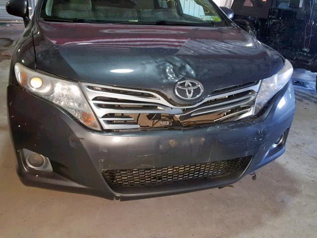 4T3BA3BB8AU010603 - 2010 TOYOTA VENZA GRAY photo 9